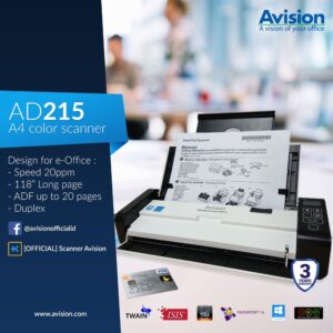 Read more about the article Avision AD215 Produktif dan fleksibel