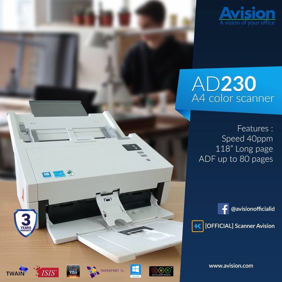 You are currently viewing Scanner Avision AD230